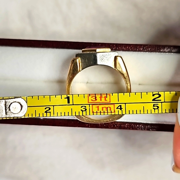 Pink Sapphire and Diamond Ladies Ring - Size 6 - Picture 9 of 10